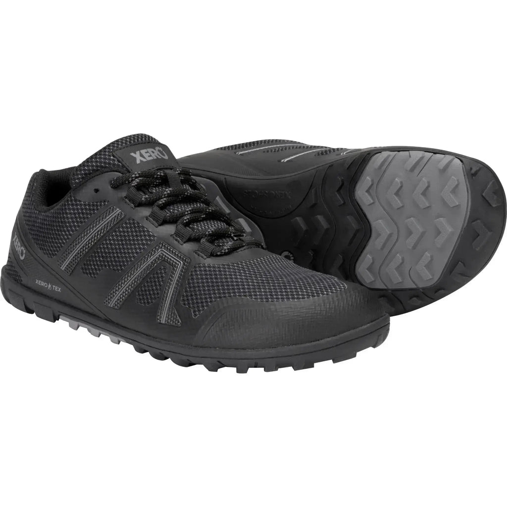 Xero Shoes - Mesa Trail WP - Men black - Zapatillas Barefoot Impermeables para Trail negras para hombre
