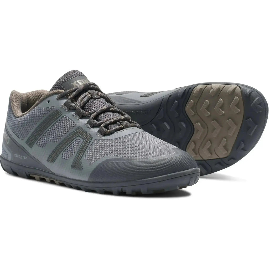 Xero Shoes - Mesa Trail WP - Homme gris acier-asphalte - Chaussures Barefoot pour Trail
