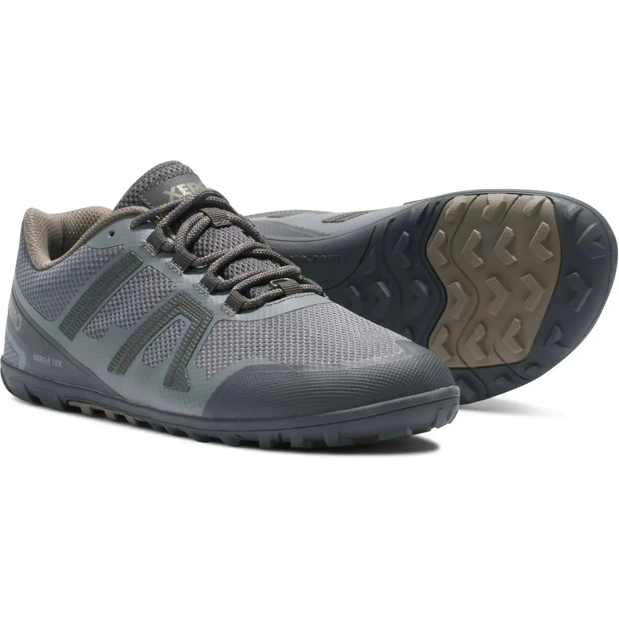 Xero Shoes - Mesa Trail WP - Homme gris acier-asphalte - Chaussures Barefoot pour Trail
