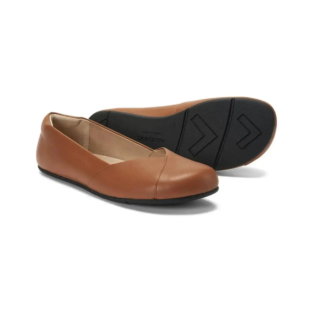 Xero Shoes - Phoenix - Cuir marron lisse - Ballerines barefoot