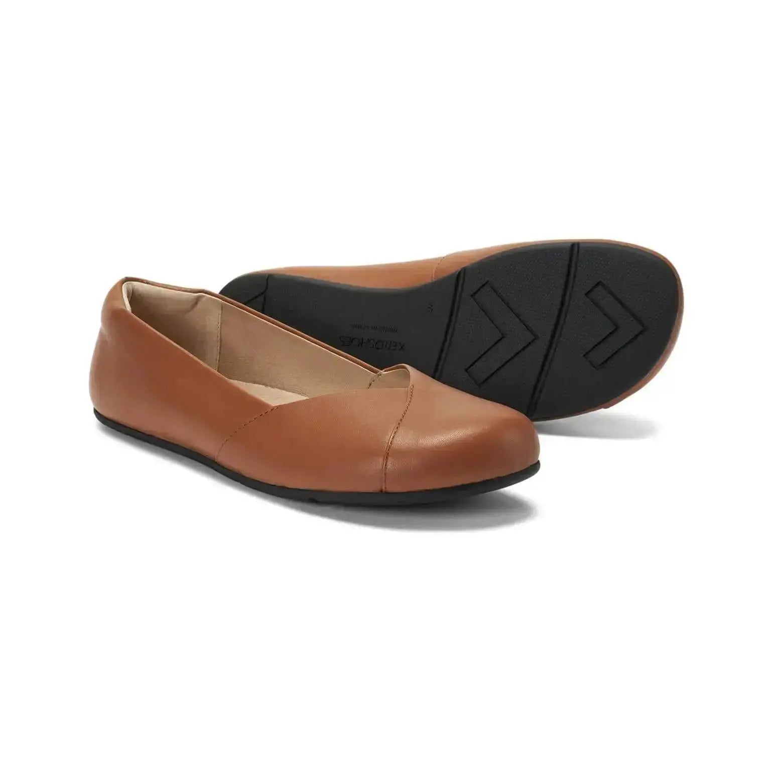 Xero Shoes - Phoenix - Cuir marron lisse - Ballerines barefoot