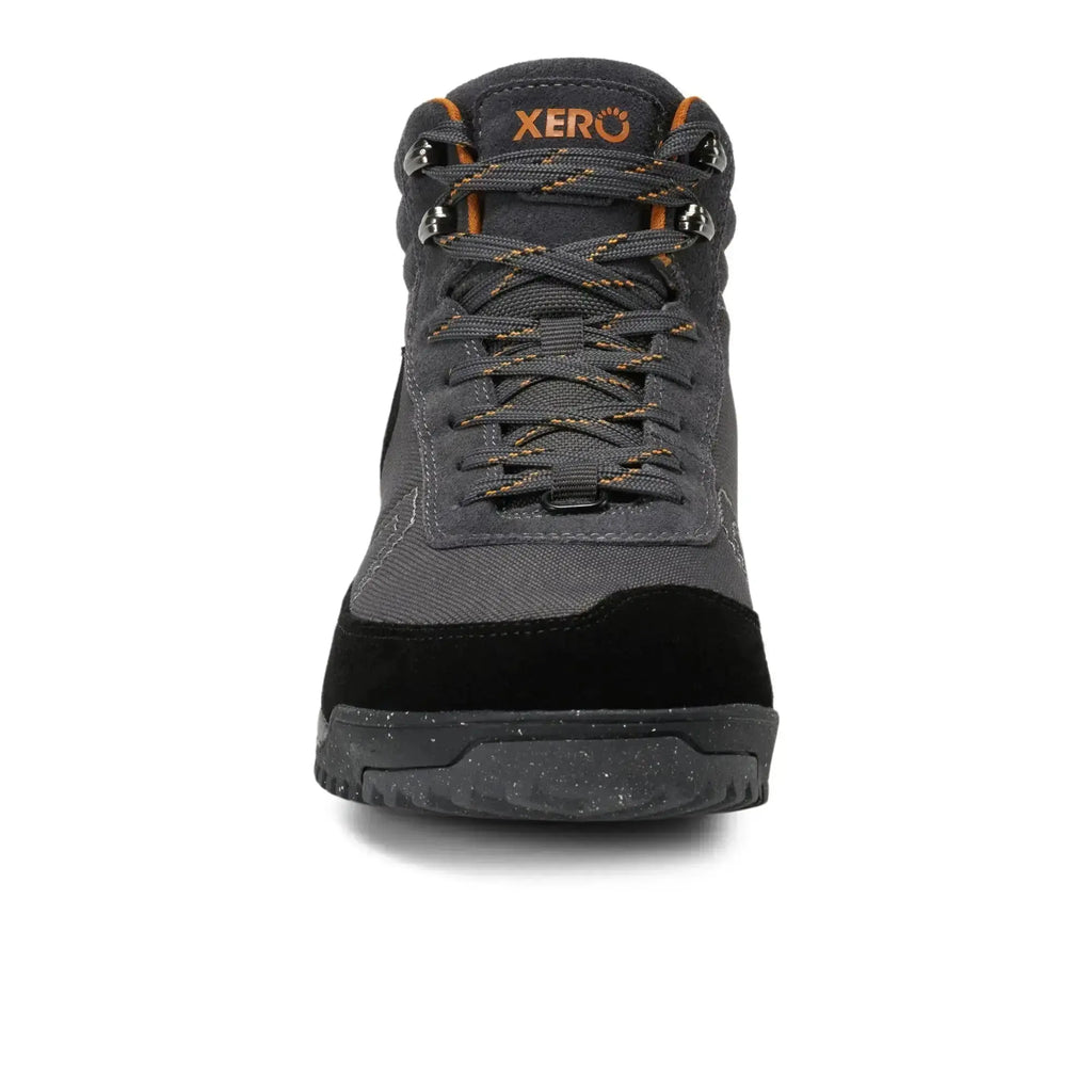 Xero Shoes - Ridgeway - Men black-asphalt - Botas Barefoot Estilo Retro de Hiking impermeables negras para hombre