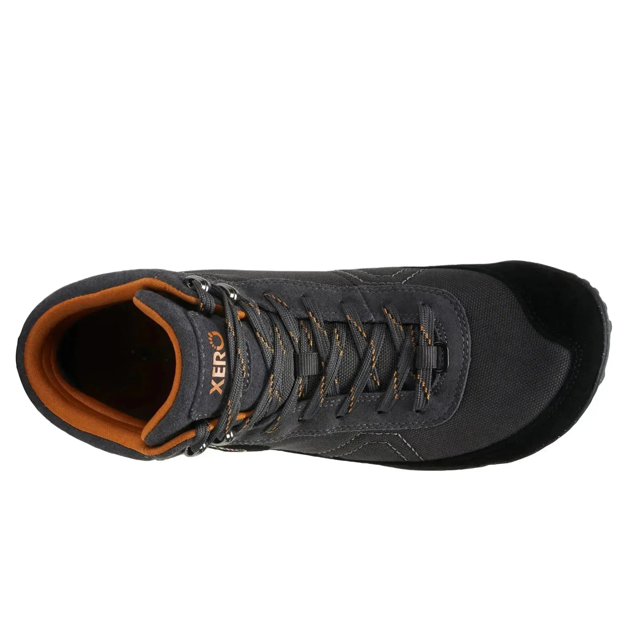Xero Shoes - Ridgeway - Men black-asphalt - Botas Barefoot Estilo Retro de Hiking impermeables negras para hombre