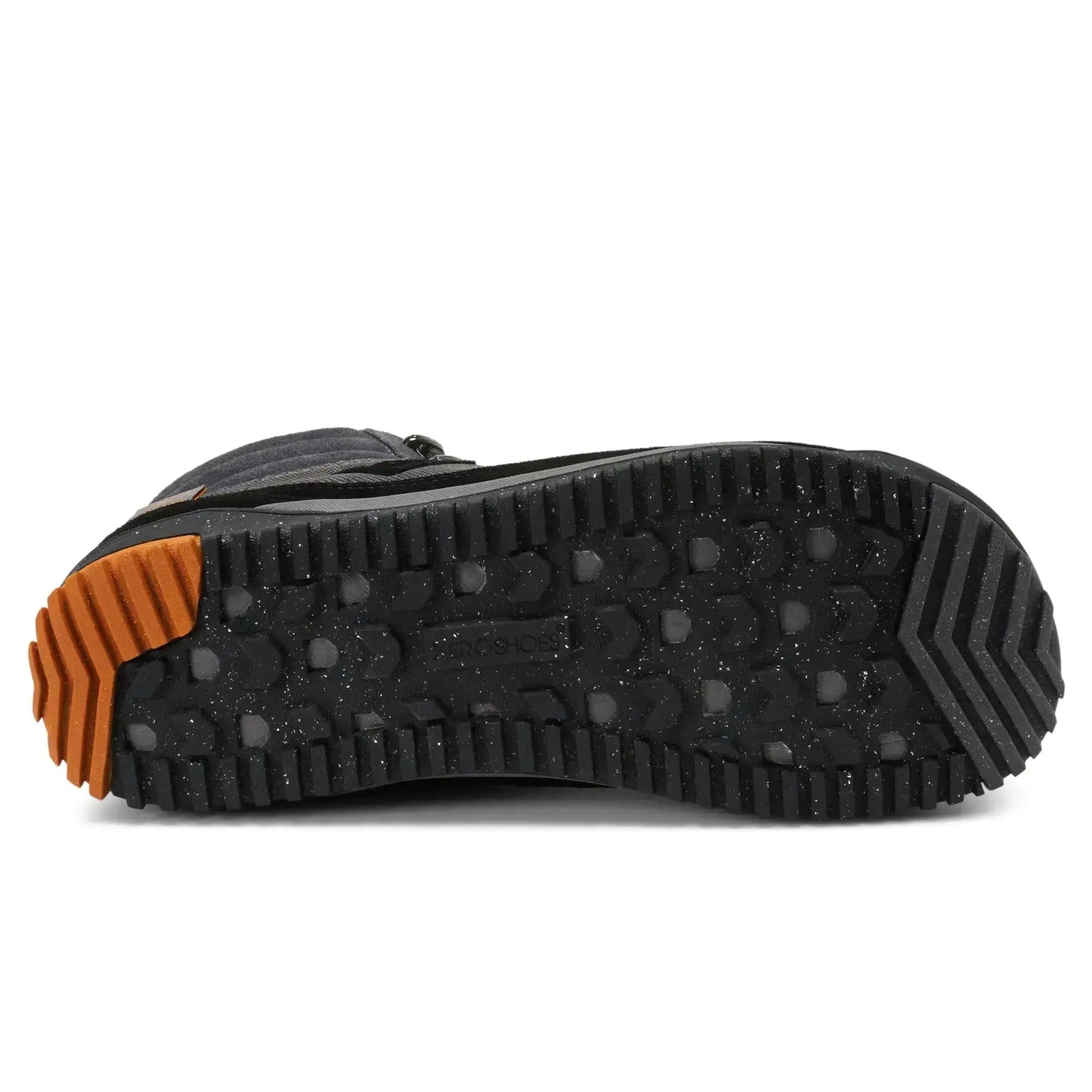 Xero Shoes - Ridgeway - Men black-asphalt - Botas Barefoot Estilo Retro de Hiking impermeables negras para hombre