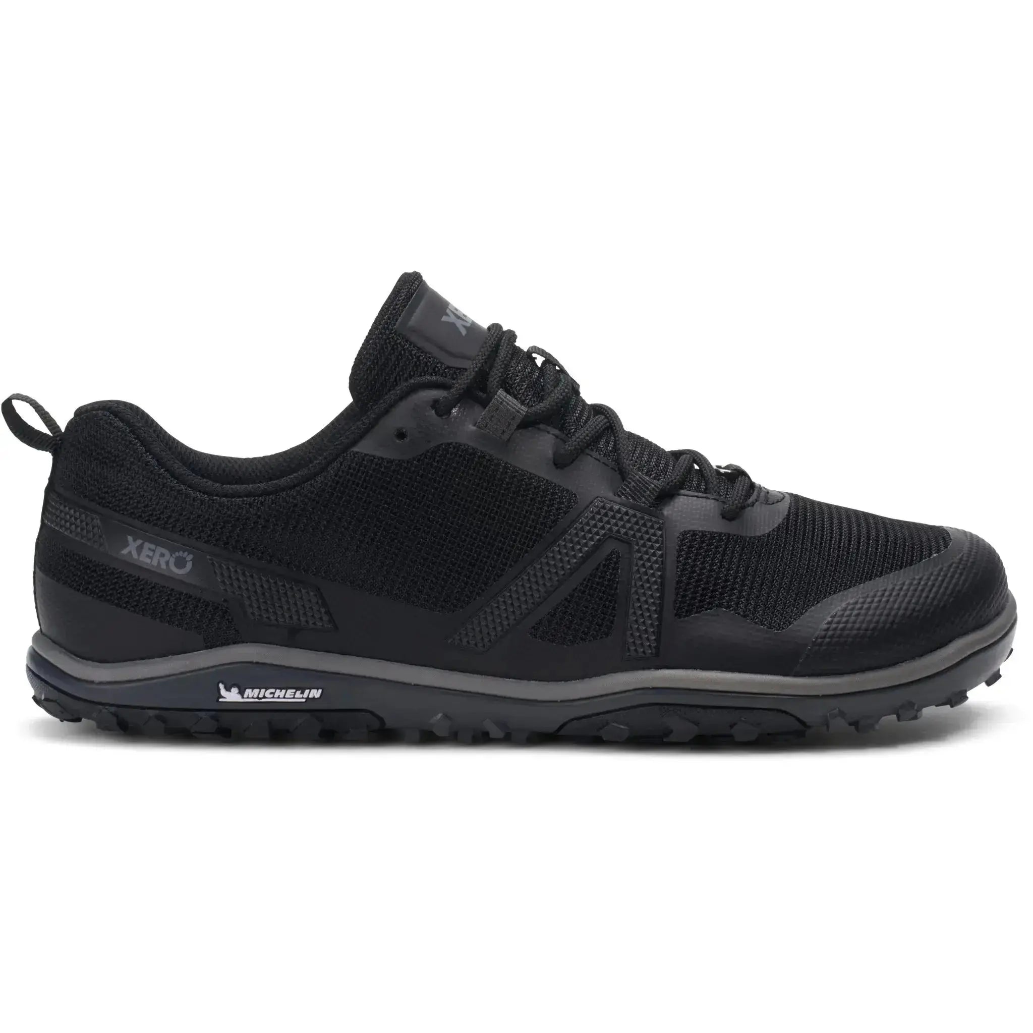 Xero Shoes - Scrambler Low EV - Men Black / Steel Gray - Zapatillas barefoot de Trail para alto rendimiento negras para hombre