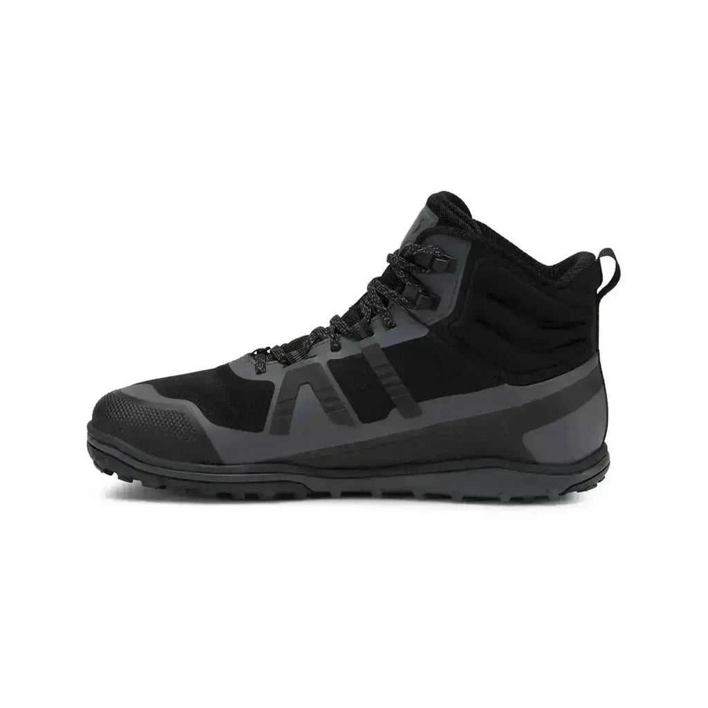 Xero Shoes - Scrambler Mid II WP - Men black-asphalt - Bota de Trekking Barefoot Impermeable y Ultraligera negras para hombre