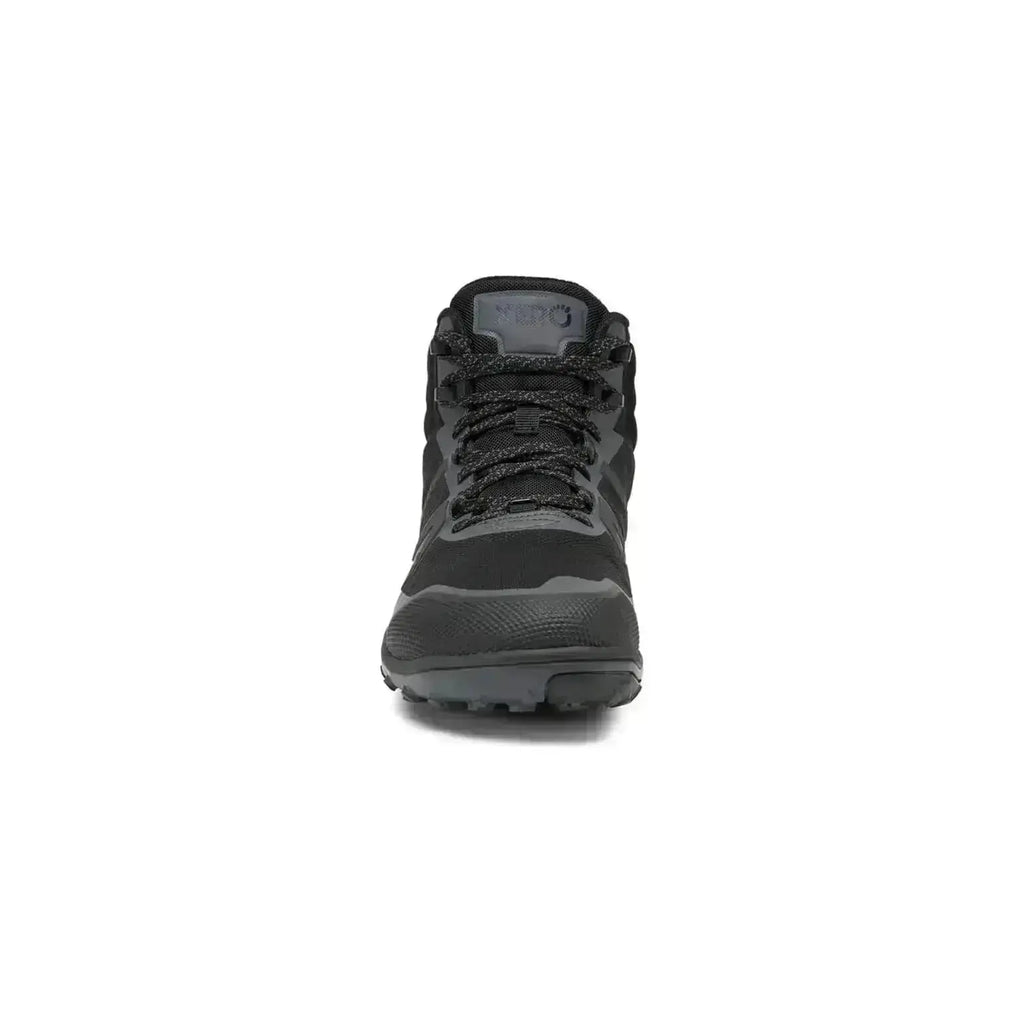 Xero Shoes - Scrambler Mid II WP - Men black-asphalt - Bota de Trekking Barefoot Impermeable y Ultraligera negras para hombre