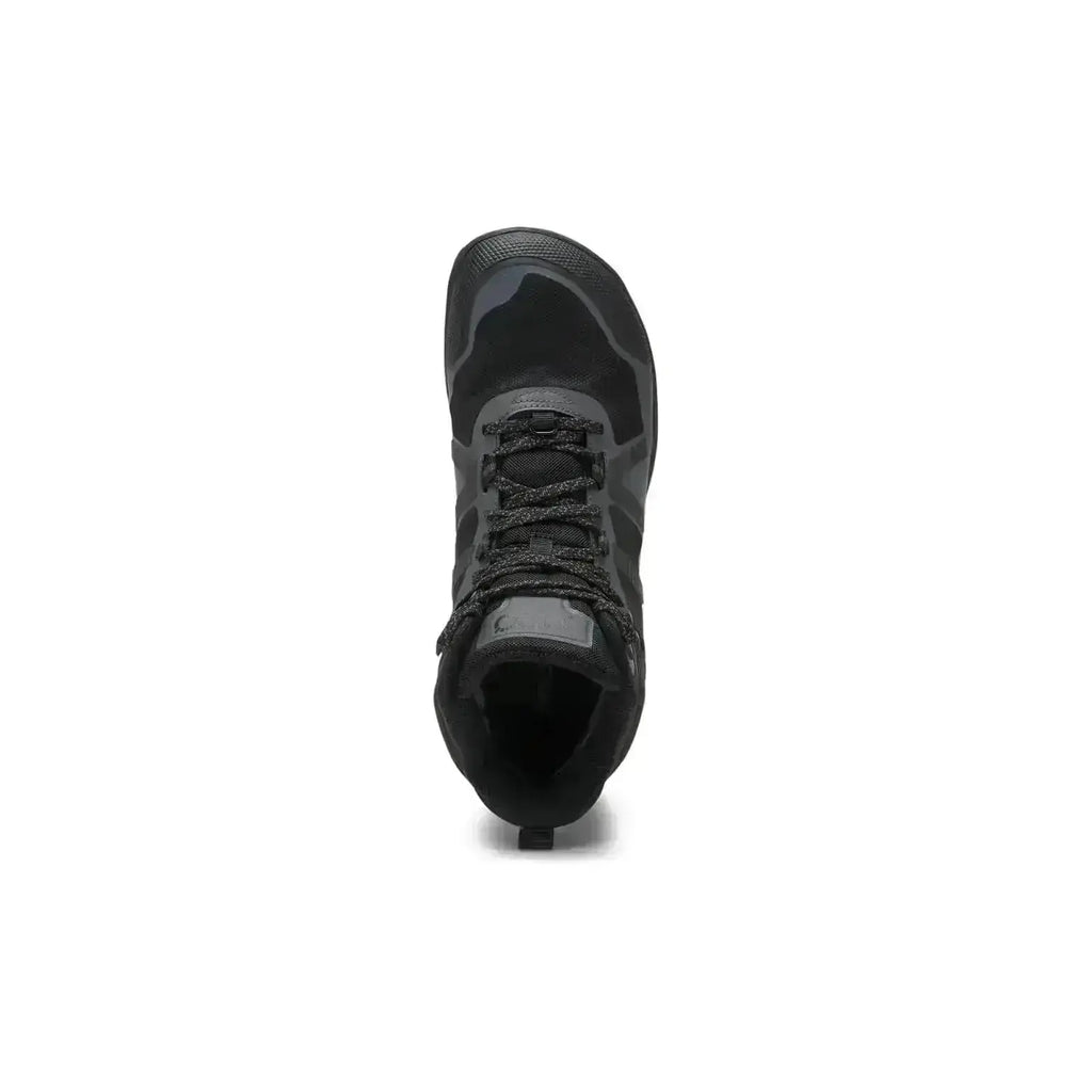 Xero Shoes - Scrambler Mid II WP - Men black-asphalt - Bota de Trekking Barefoot Impermeable y Ultraligera negras para hombre