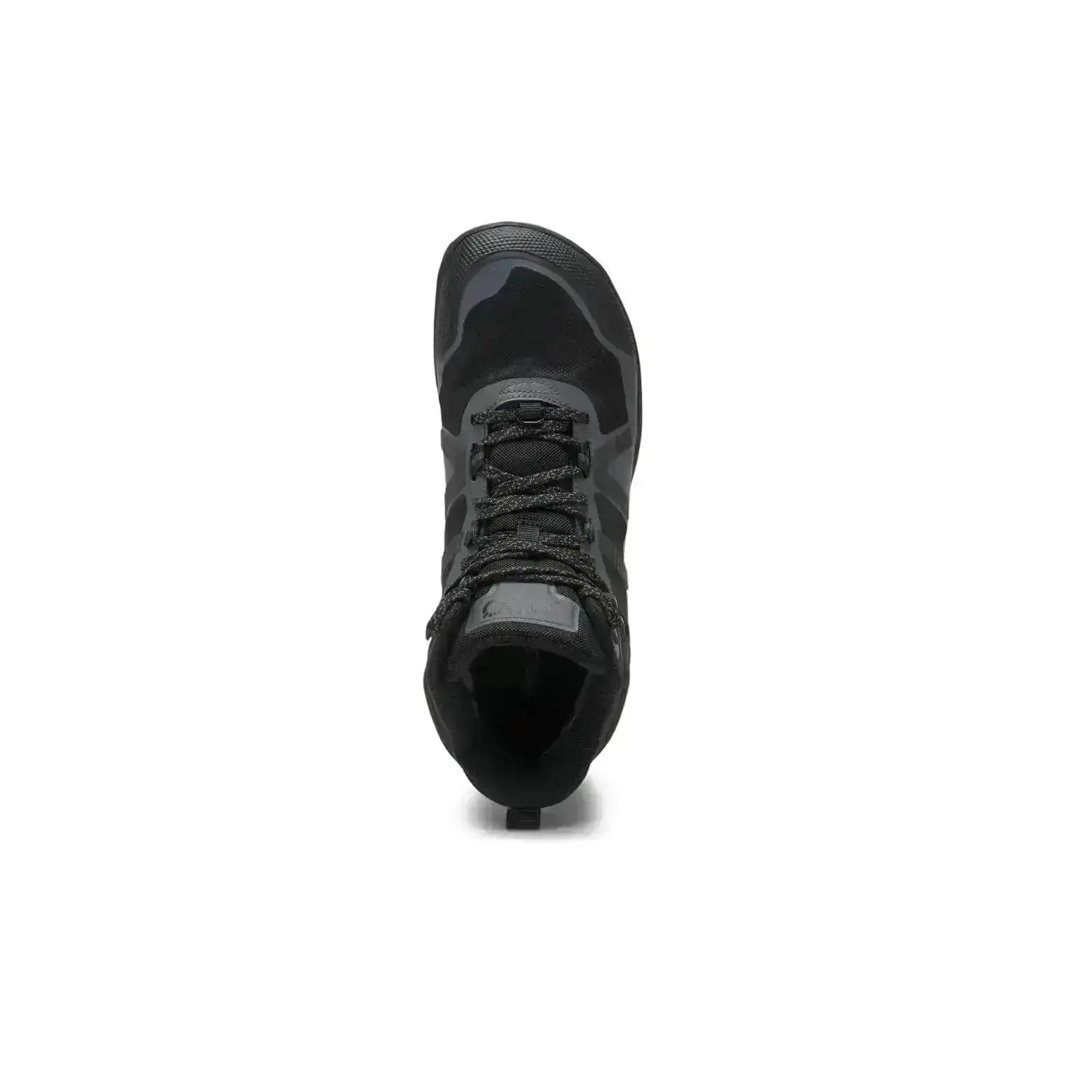 Xero Shoes - Scrambler Mid II WP - Men black-asphalt - Bota de Trekking Barefoot Impermeable y Ultraligera negras para hombre