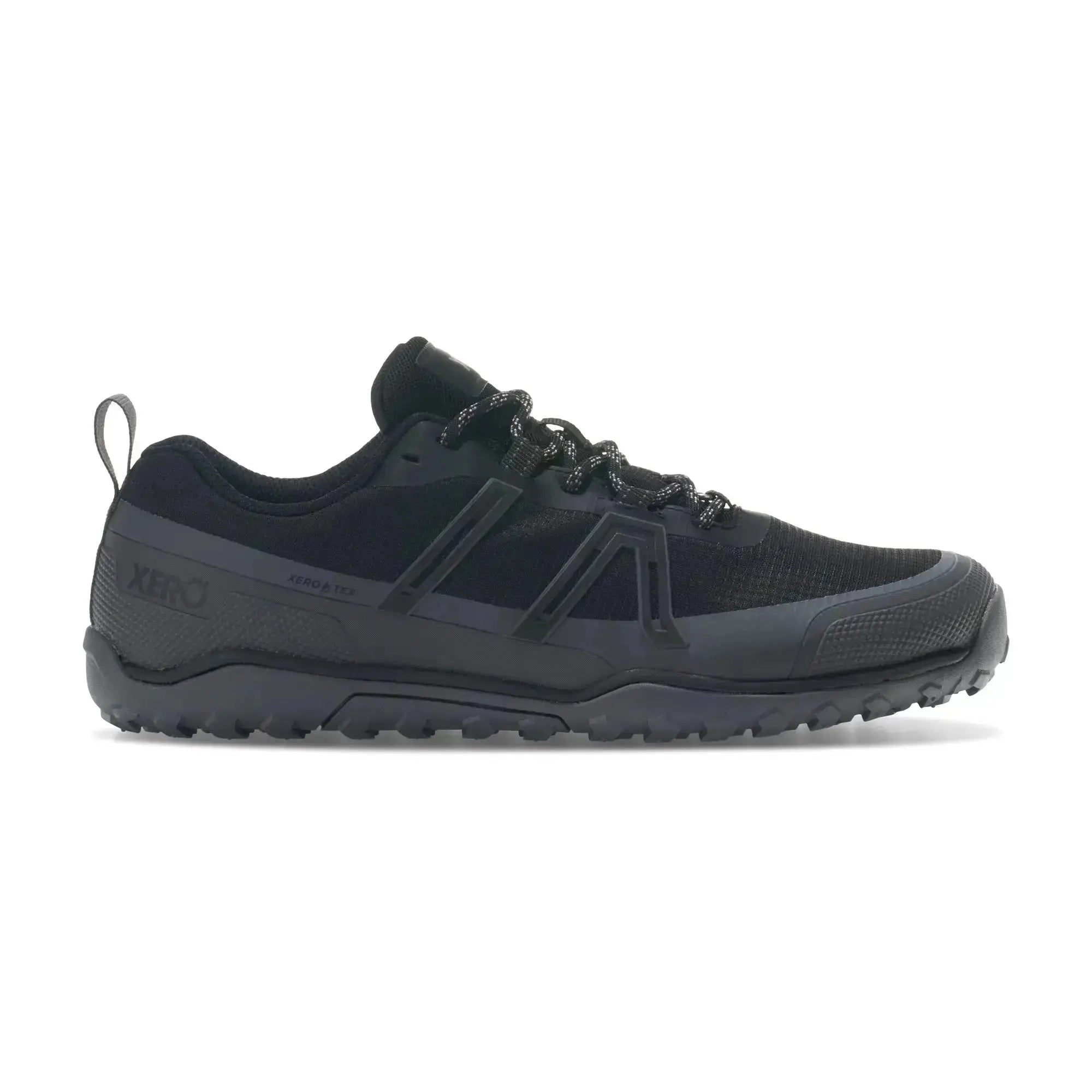 Xero Shoes - Scrambler Trail Low WP - Men Black / Asphalt - Zapatillas Barefoot Impermeables para Hiking negras para hombre