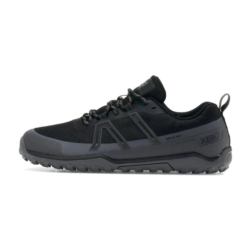 Xero Shoes - Scrambler Trail Low WP - Men Black / Asphalt - Zapatillas Barefoot Impermeables para Hiking negras para hombre