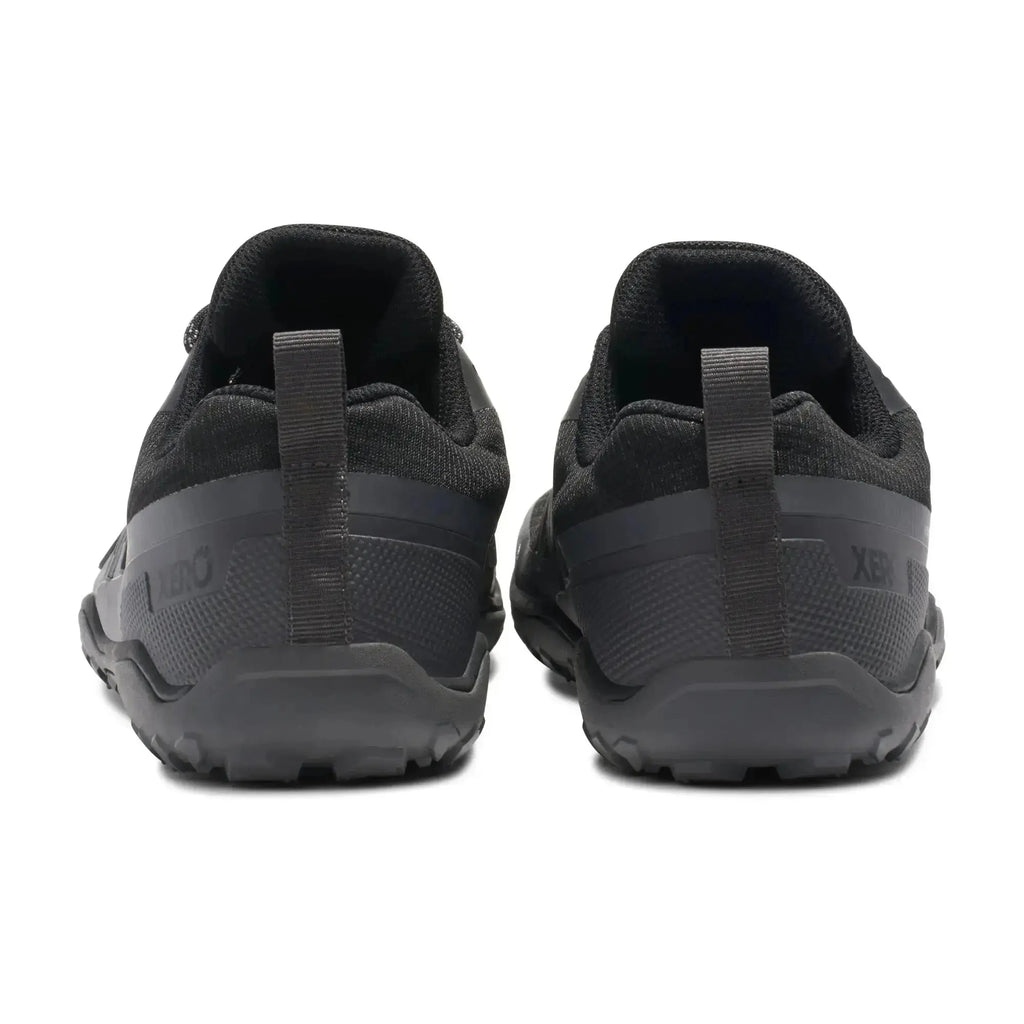 Xero Shoes - Scrambler Trail Low WP - Men Black / Asphalt - Zapatillas Barefoot Impermeables para Hiking negras para hombre