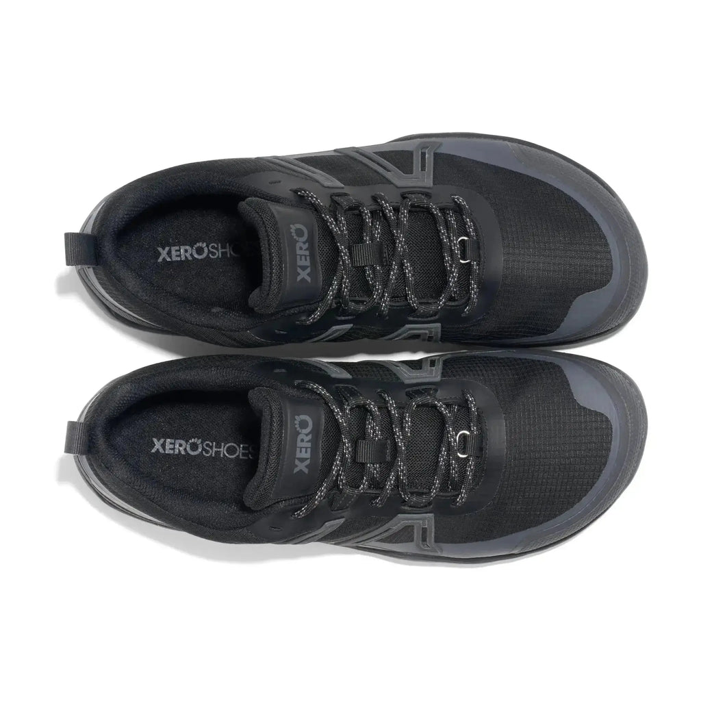 Xero Shoes - Scrambler Trail Low WP - Men Black / Asphalt - Zapatillas Barefoot Impermeables para Hiking negras para hombre