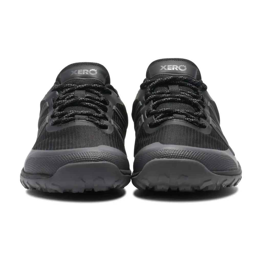 Xero Shoes - Scrambler Trail Low WP - Men Black / Asphalt - Zapatillas Barefoot Impermeables para Hiking negras para hombre