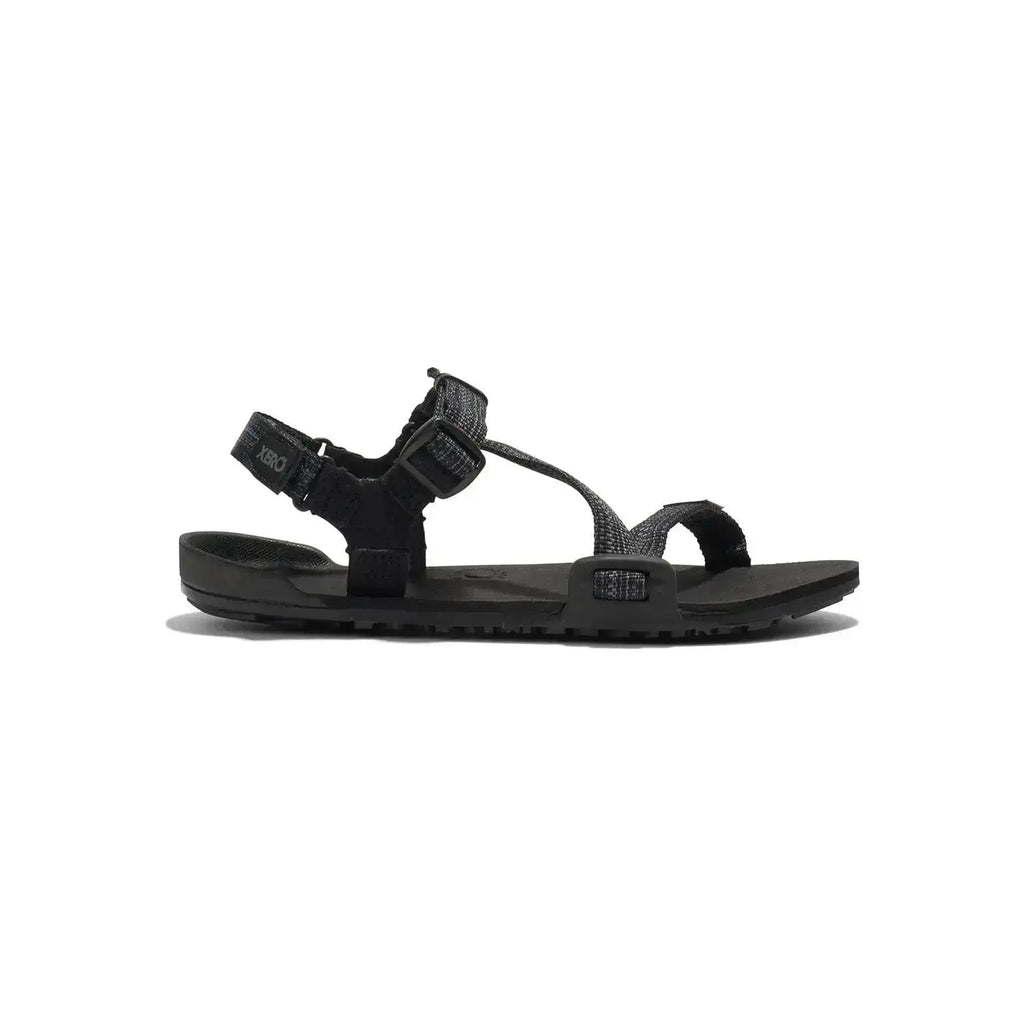 Xero Shoes - Z-Trail - Big Kids black-multi-black - Sandalias Barefoot para Trail, Hiking y Recuperación negras para niños