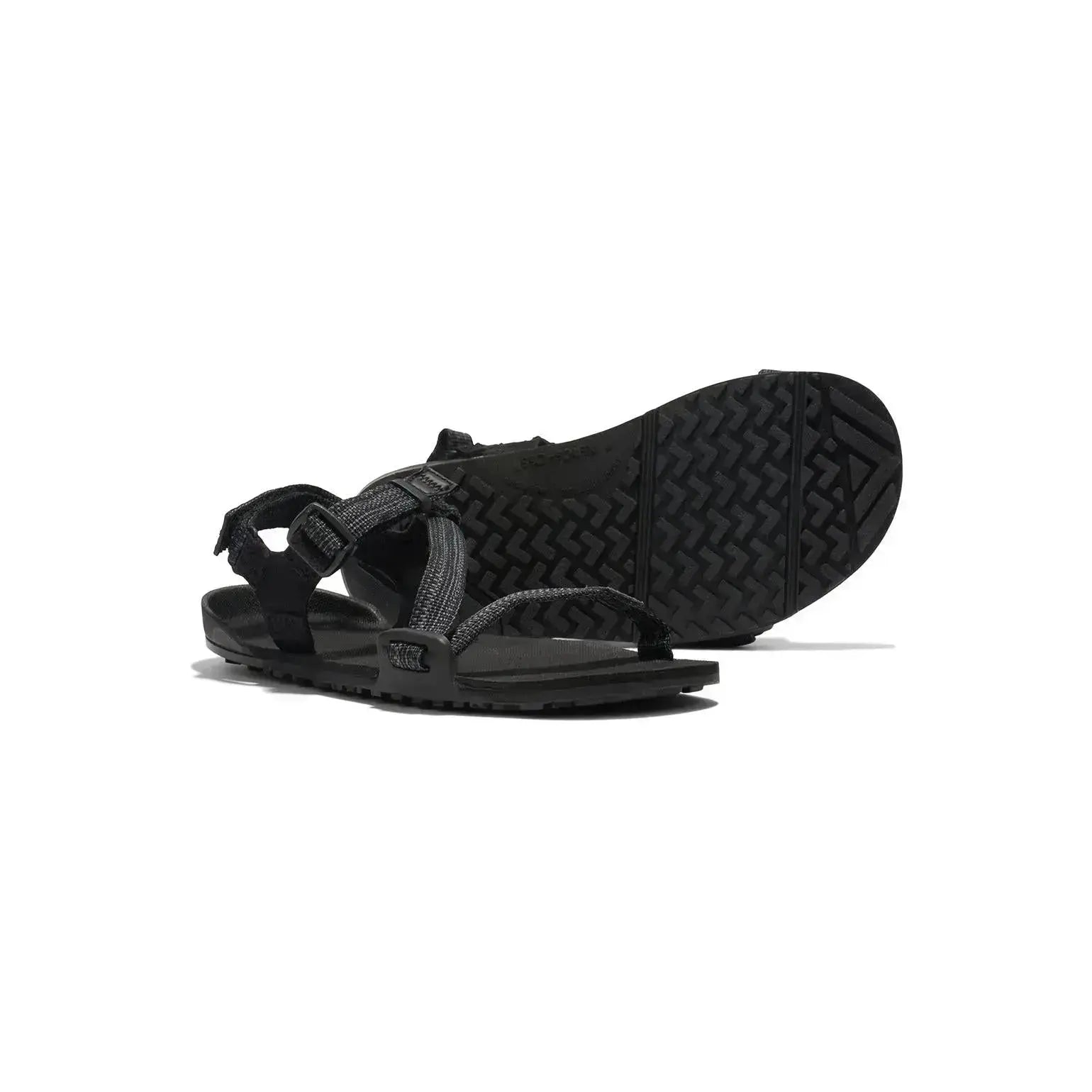 Xero Shoes - Z-Trail - Big Kids black-multi-black - Sandalias Barefoot para Trail, Hiking y Recuperación negras para niños
