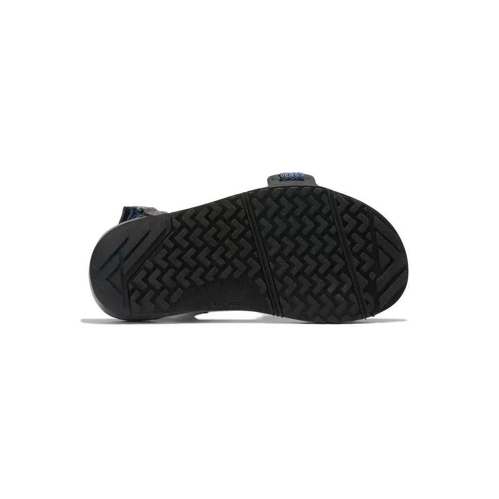 Xero Shoes - Z-Trail - Big Kids charcoal-multi-blue - Sandalias Barefoot para Trail, Hiking y Recuperación azules para niños