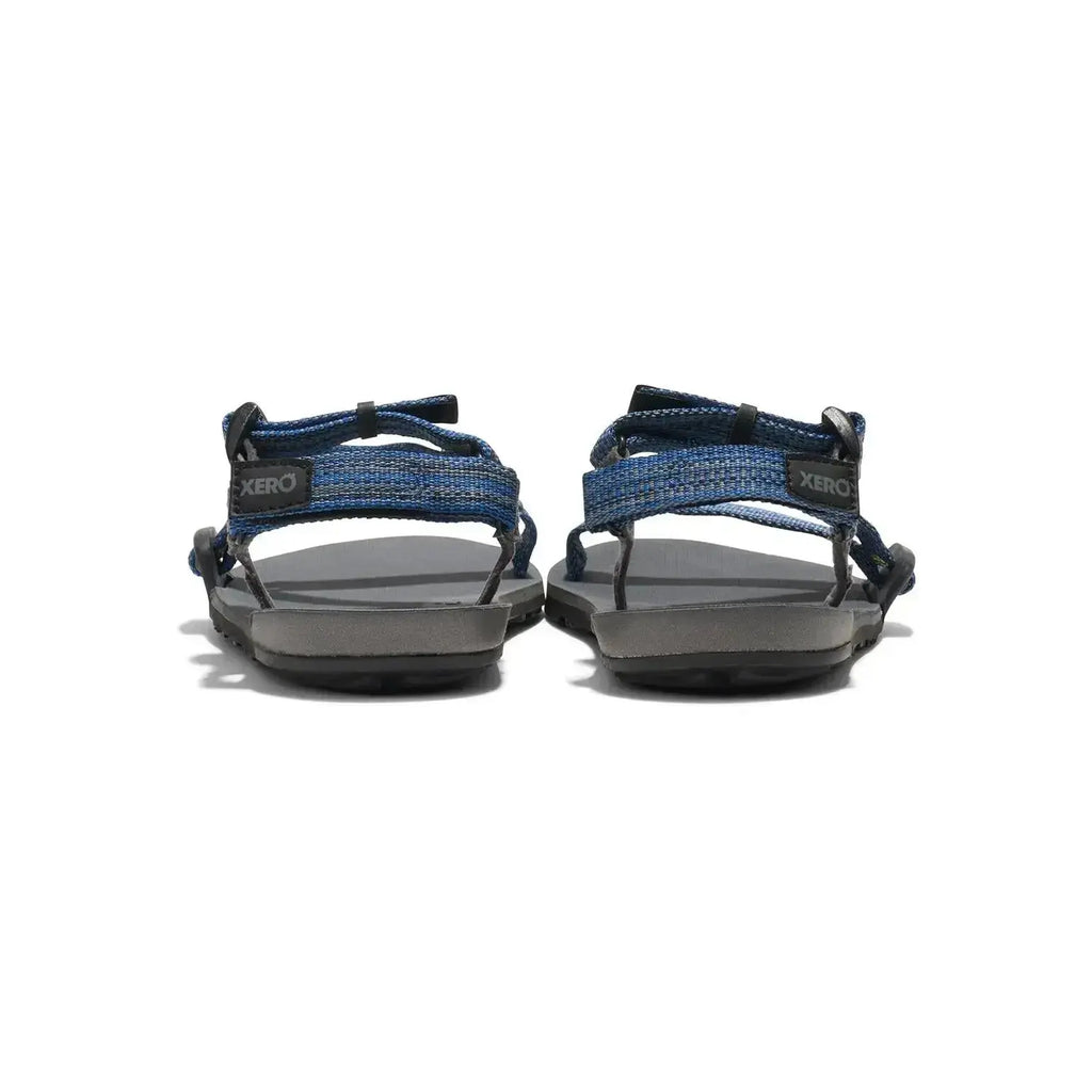 Xero Shoes - Z-Trail - Big Kids charcoal-multi-blue - Sandalias Barefoot para Trail, Hiking y Recuperación azules para niños