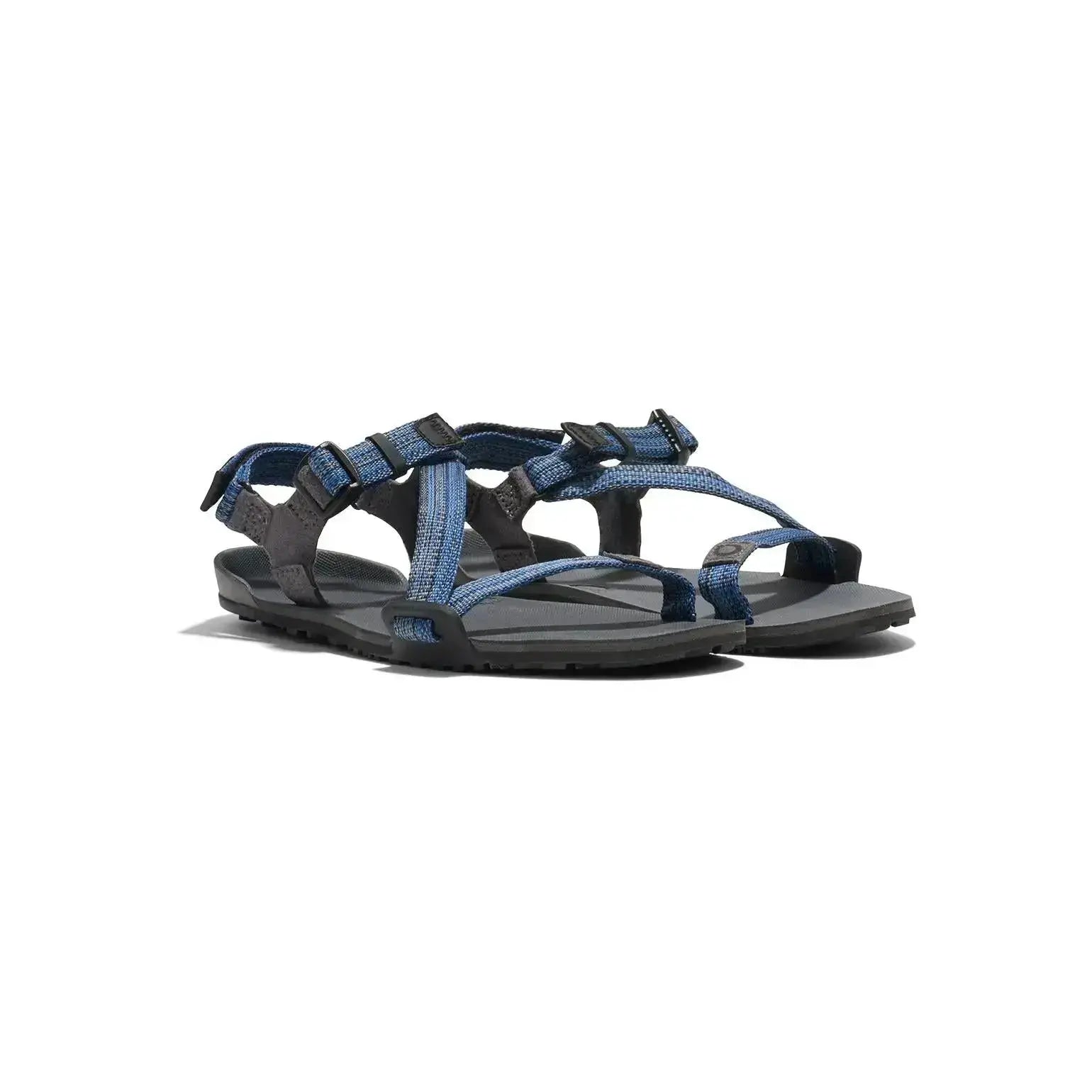 Xero Shoes - Z-Trail - Big Kids charcoal-multi-blue - Sandalias Barefoot para Trail, Hiking y Recuperación azules para niños