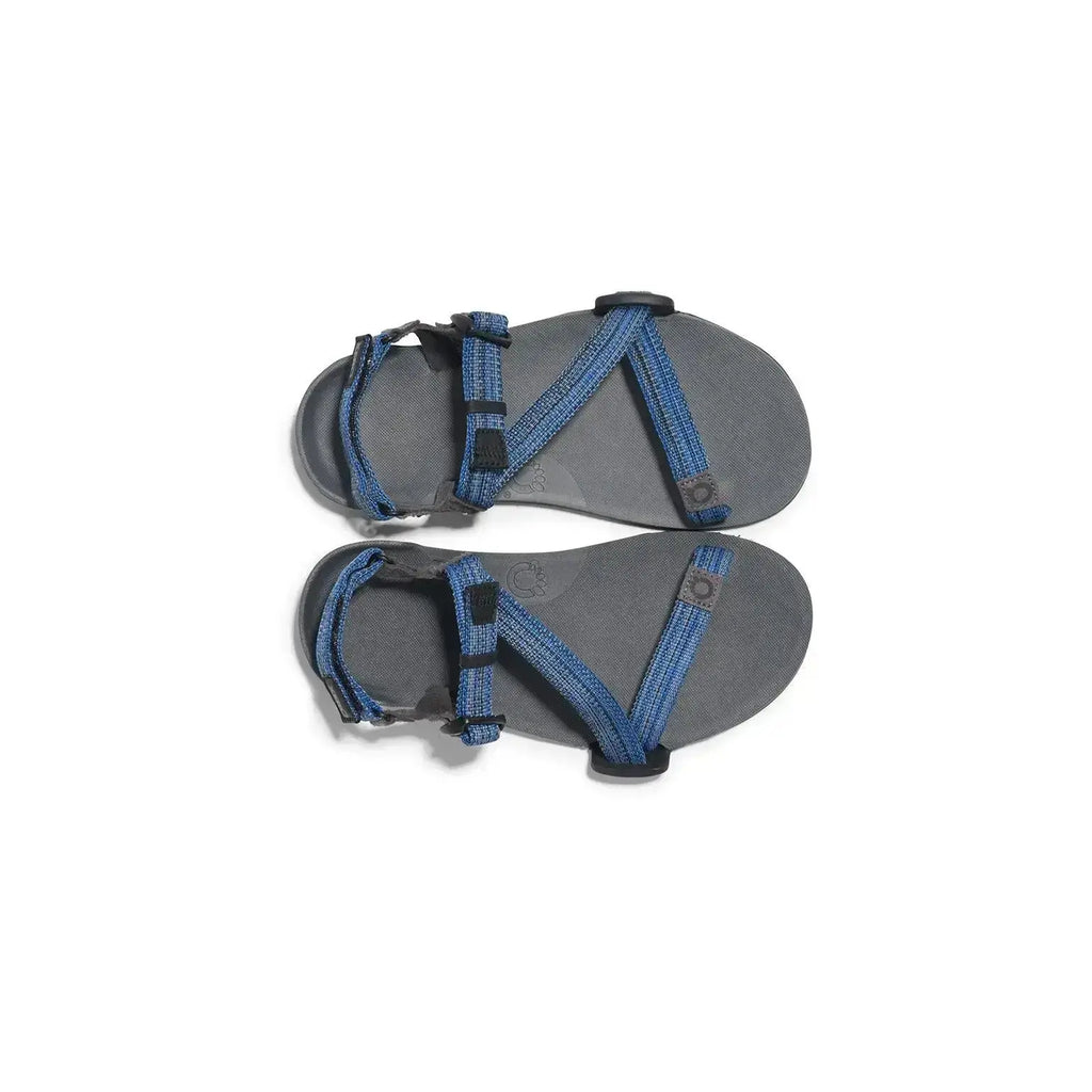 Xero Shoes - Z-Trail - Big Kids charcoal-multi-blue - Sandalias Barefoot para Trail, Hiking y Recuperación azules para niños