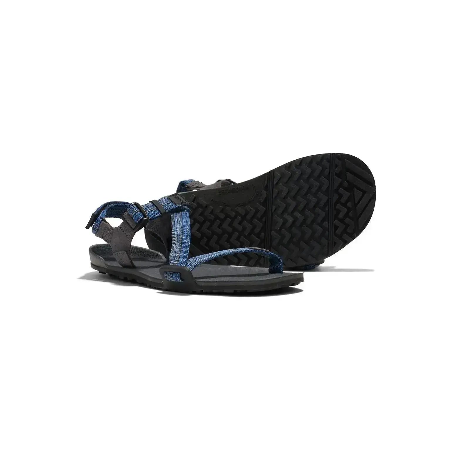 Xero Shoes - Z-Trail - Big Kids charcoal-multi-blue - Sandalias Barefoot para Trail, Hiking y Recuperación azules para niños