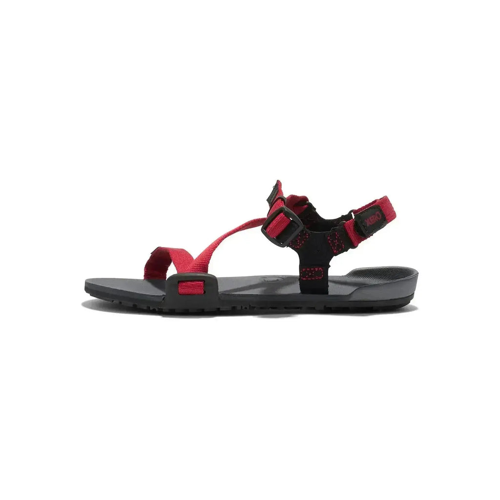 Xero Shoes - Z-Trail - Enfants (grand) anthracite-rouge-poivre - Sandales Barefoot pour Trail, Randonnée et Récupération