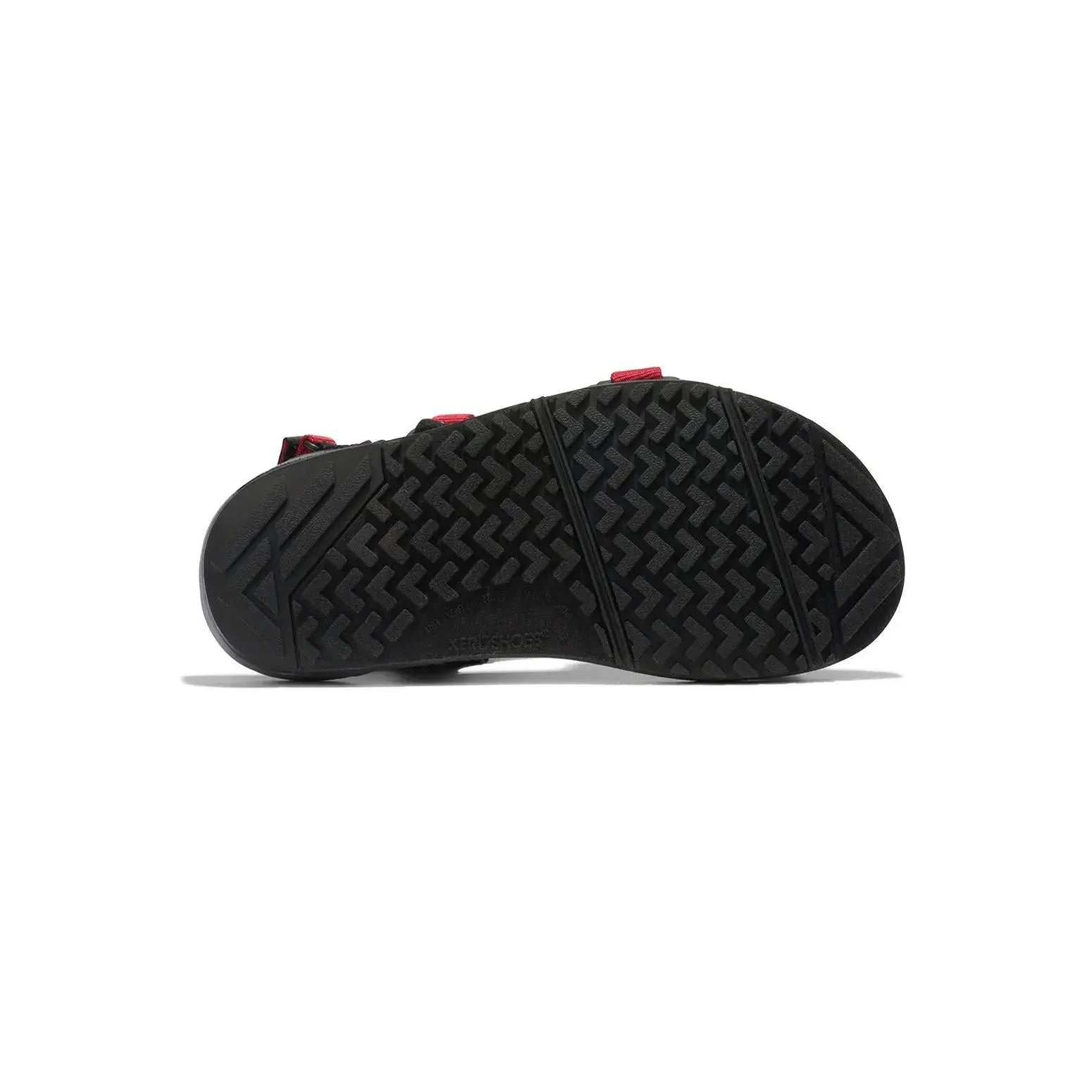 Xero Shoes - Z-Trail - Enfants (grand) anthracite-rouge-poivre - Sandales Barefoot pour Trail, Randonnée et Récupération