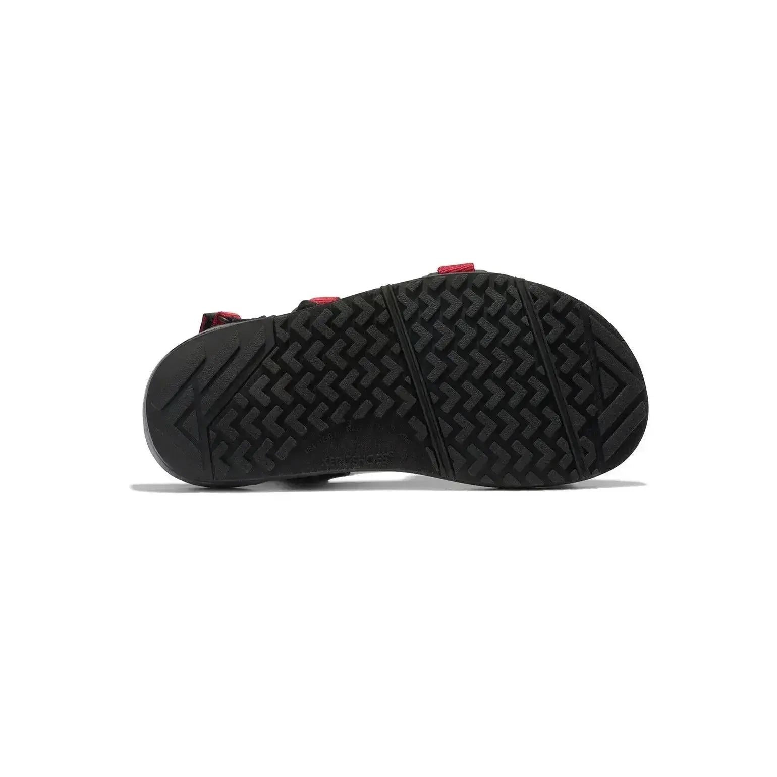 Xero Shoes - Z-Trail - Enfants (grand) anthracite-rouge-poivre - Sandales Barefoot pour Trail, Randonnée et Récupération