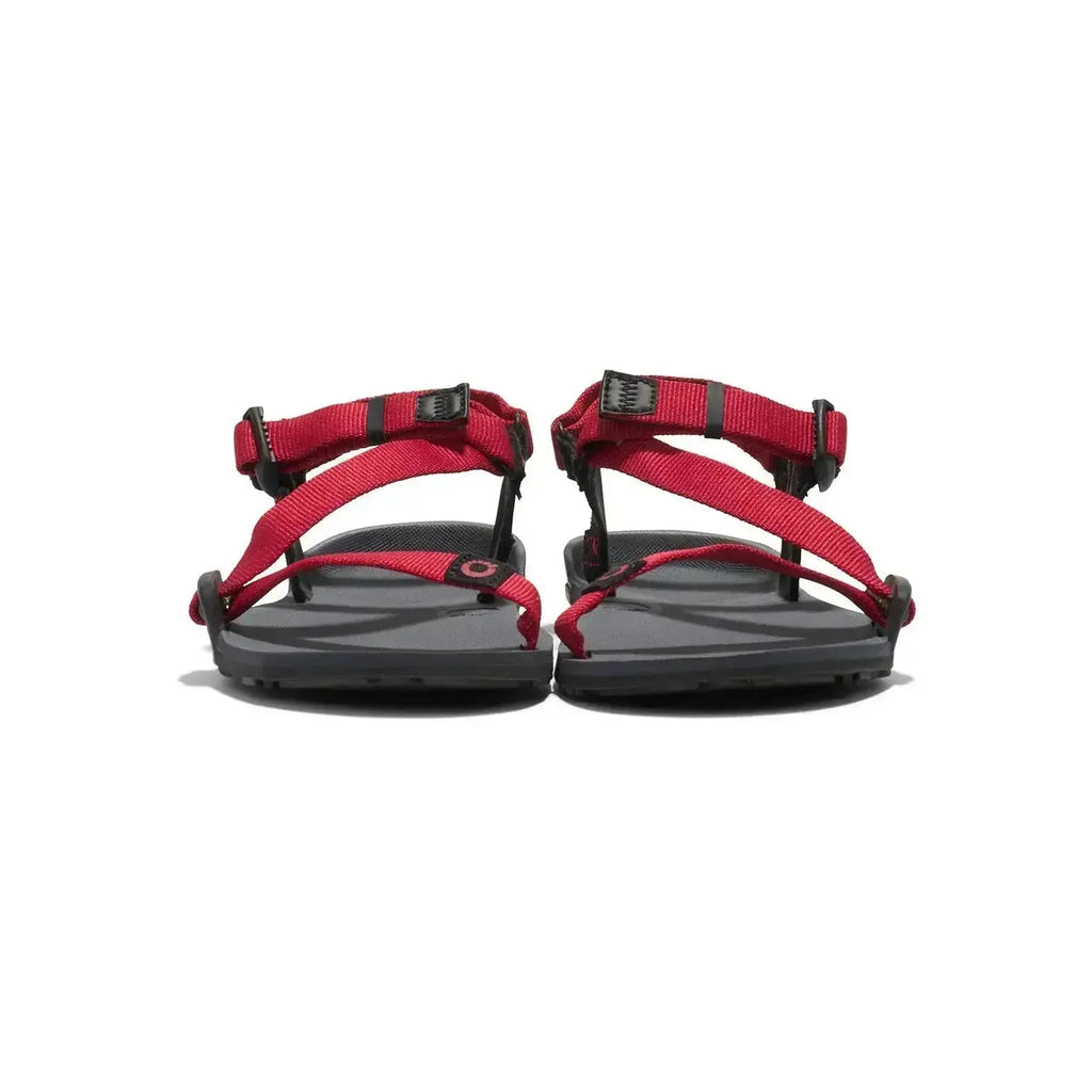 Xero Shoes - Z-Trail - Enfants (grand) anthracite-rouge-poivre - Sandales Barefoot pour Trail, Randonnée et Récupération