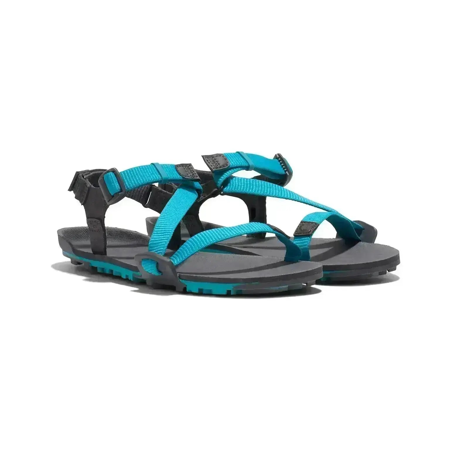 Xero Shoes - Z-Trail EV - Women Lake Blue / Asphalt - Sandalias Barefoot para Trail, Hiking y Recuperación azules para mujer