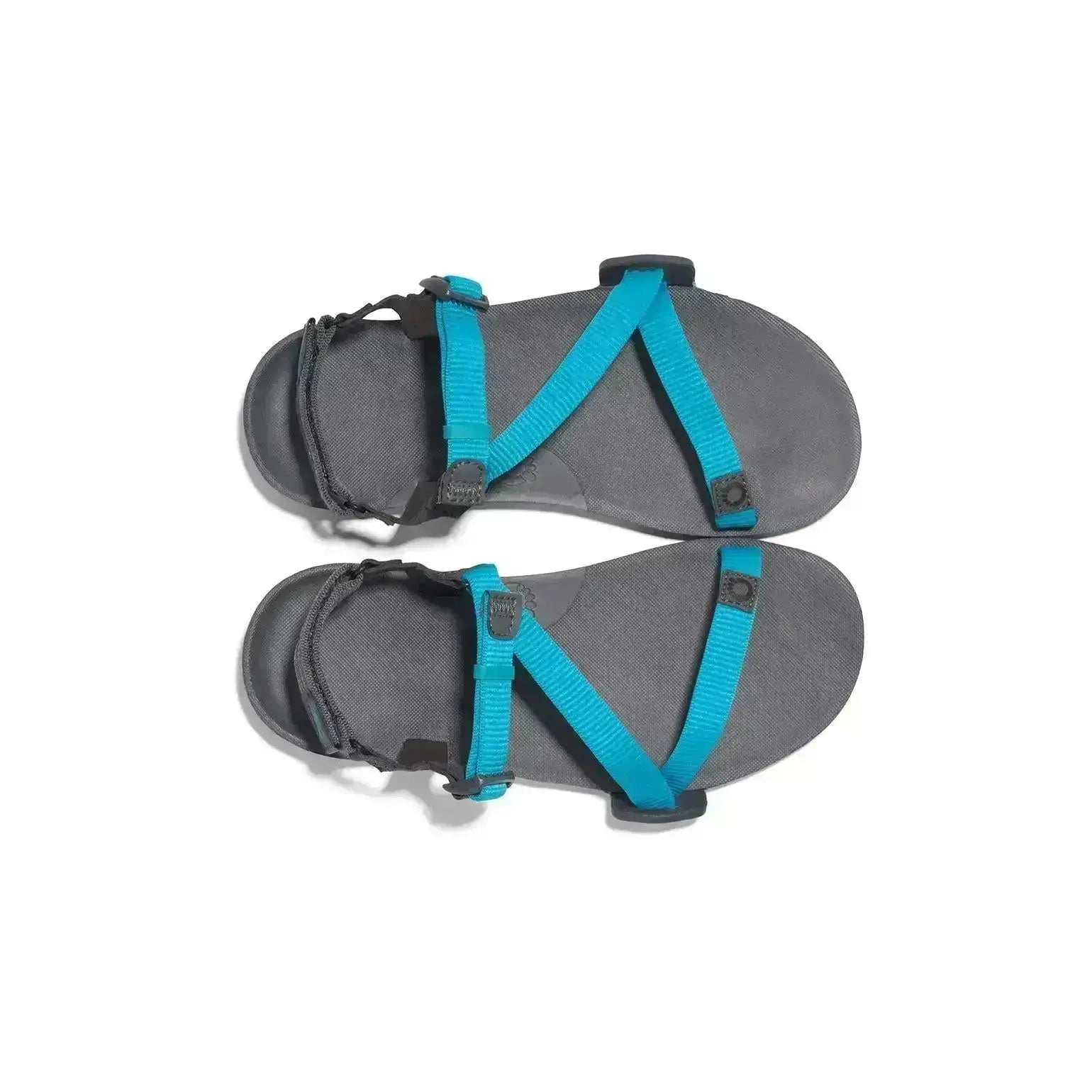 Xero Shoes - Z-Trail EV - Women Lake Blue / Asphalt - Sandalias Barefoot para Trail, Hiking y Recuperación azules para mujer