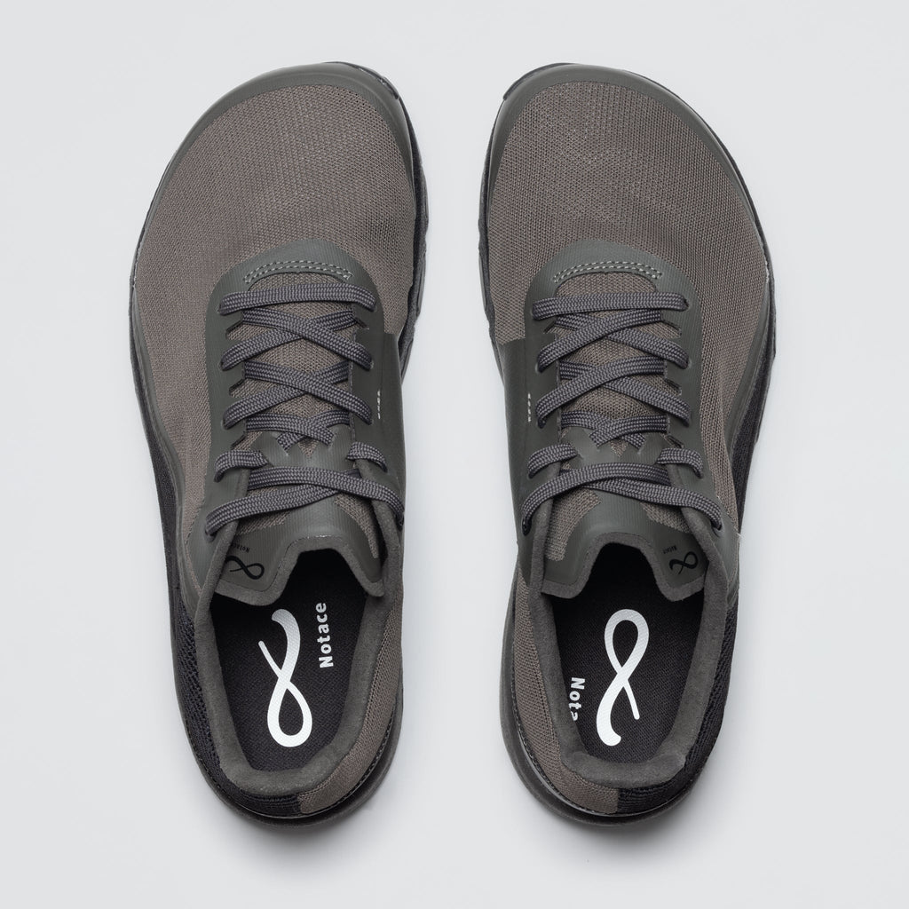 Notace Yama 1 Men Olive - Zapatillas barefoot de hombre para trail running verdes