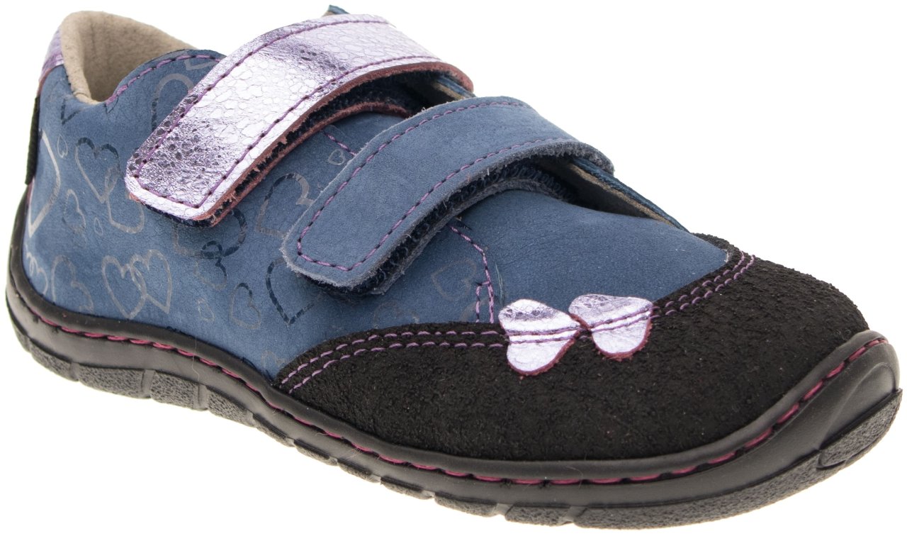 Fare Bare Kids Darianky Blue Pink - zapatillas barefoot infantiles casual azul rosa