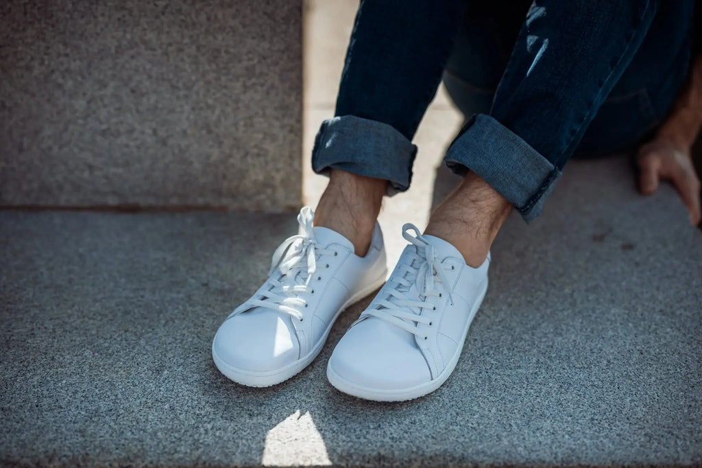 Angles Fashion - Linos White - Zapatillas barefoot unisex blancas