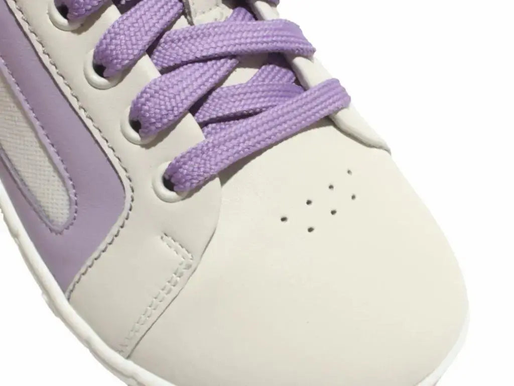 Antal - Aire Lilla - Zapatillas barefoot unisex blanco y lila