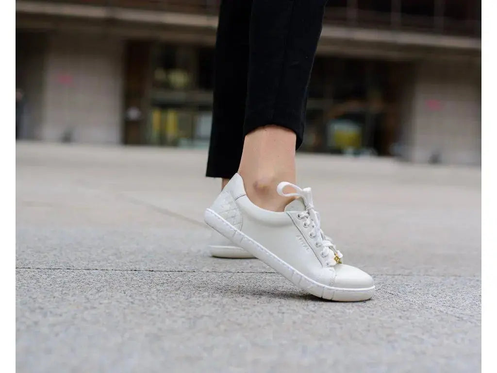 Antal - Amada Antique White - Zapatillas barefoot unisex blanco
