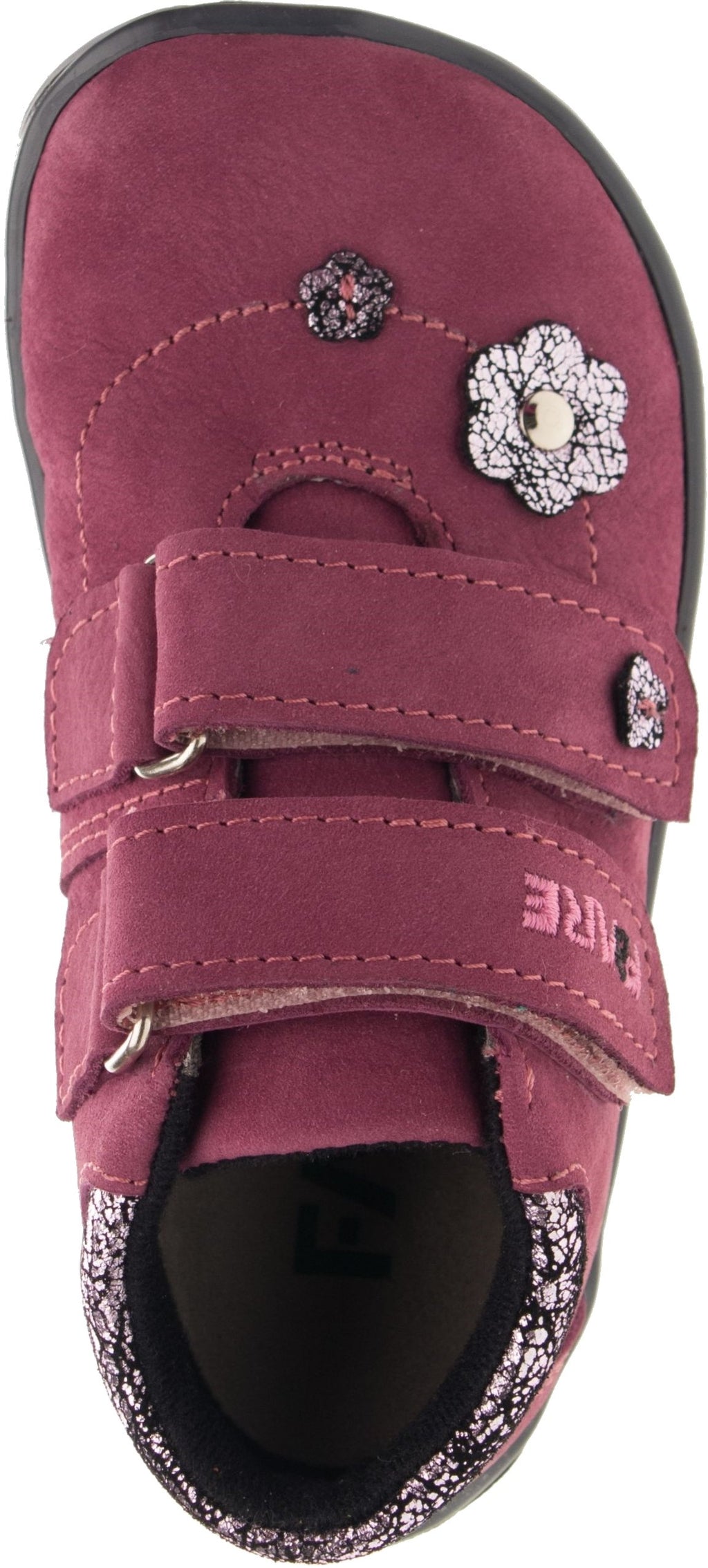 Fare Bare Kids Bergenky Little Violet - Botines barefoot impermeables para niños pequeños rosas