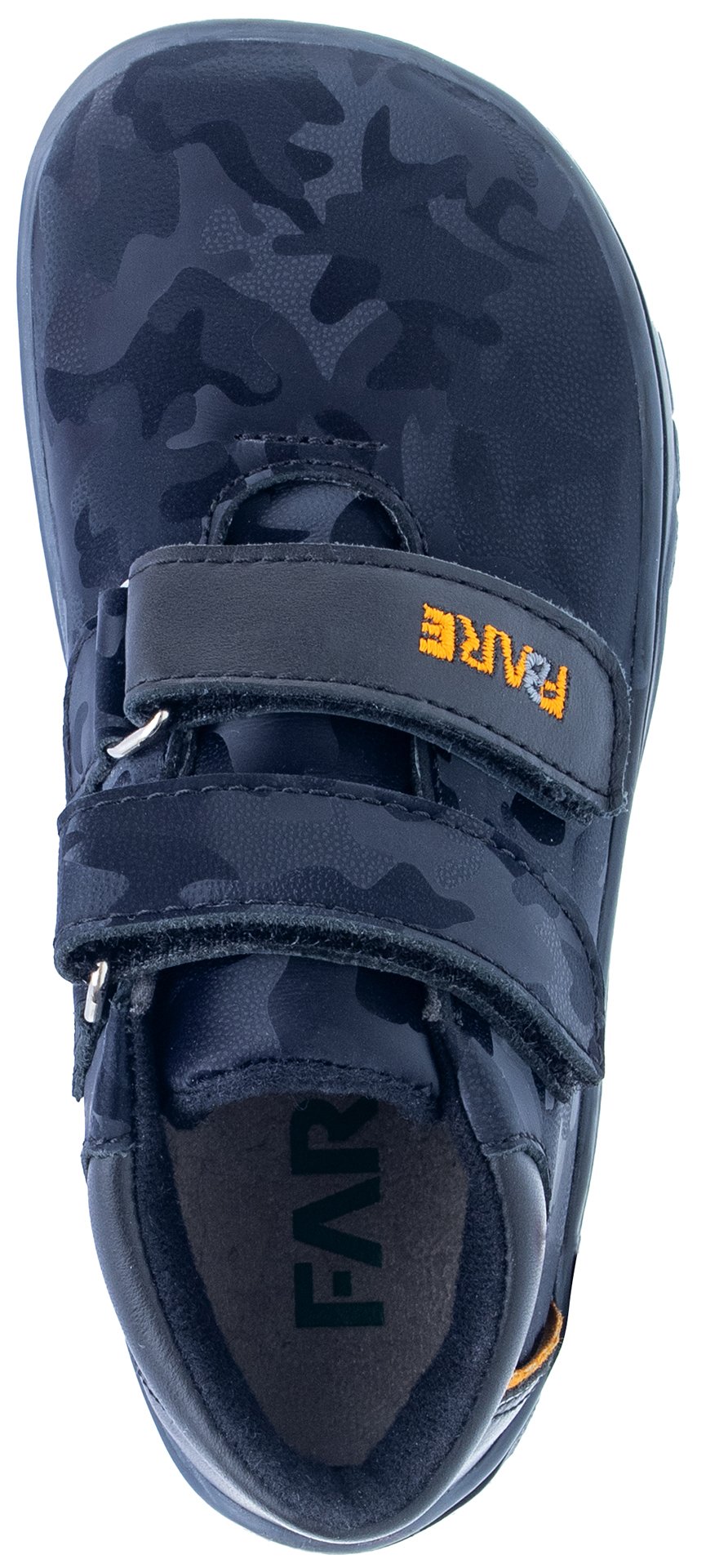 Fare Bare Kids Bergenky Little Blue Nature - Botines barefoot impermeables para niños pequeños azul marino