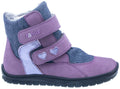 Fare Bare Kids Frostky Lilac - Botines barefoot infantiles impermeables calientes lila