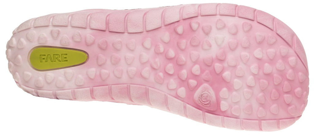 Fare Bare Kids Bergenky Junior Pink White - Botines barefoot impermeables infantiles rosas