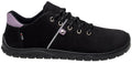 Fare Bare Hikersky Black Lillac - Zapatillas barefoot impermeables para senderismo unisex negras