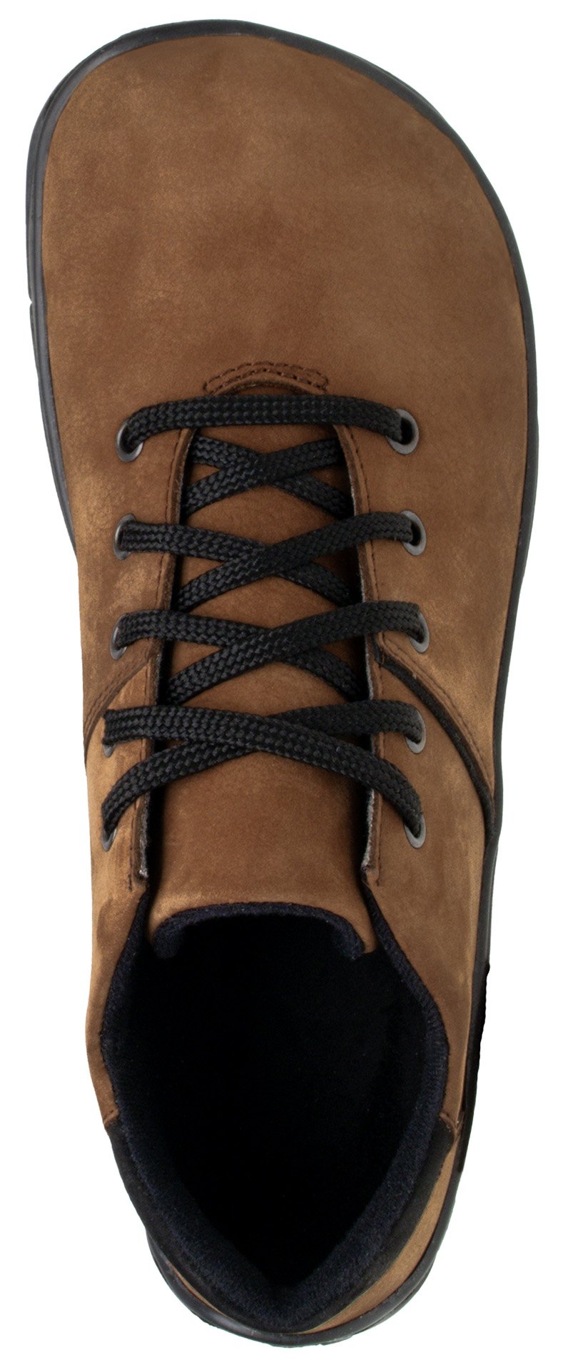 Fare Bare Hikersky Brown - Zapatillas barefoot impermeables para senderismo unisex marrones