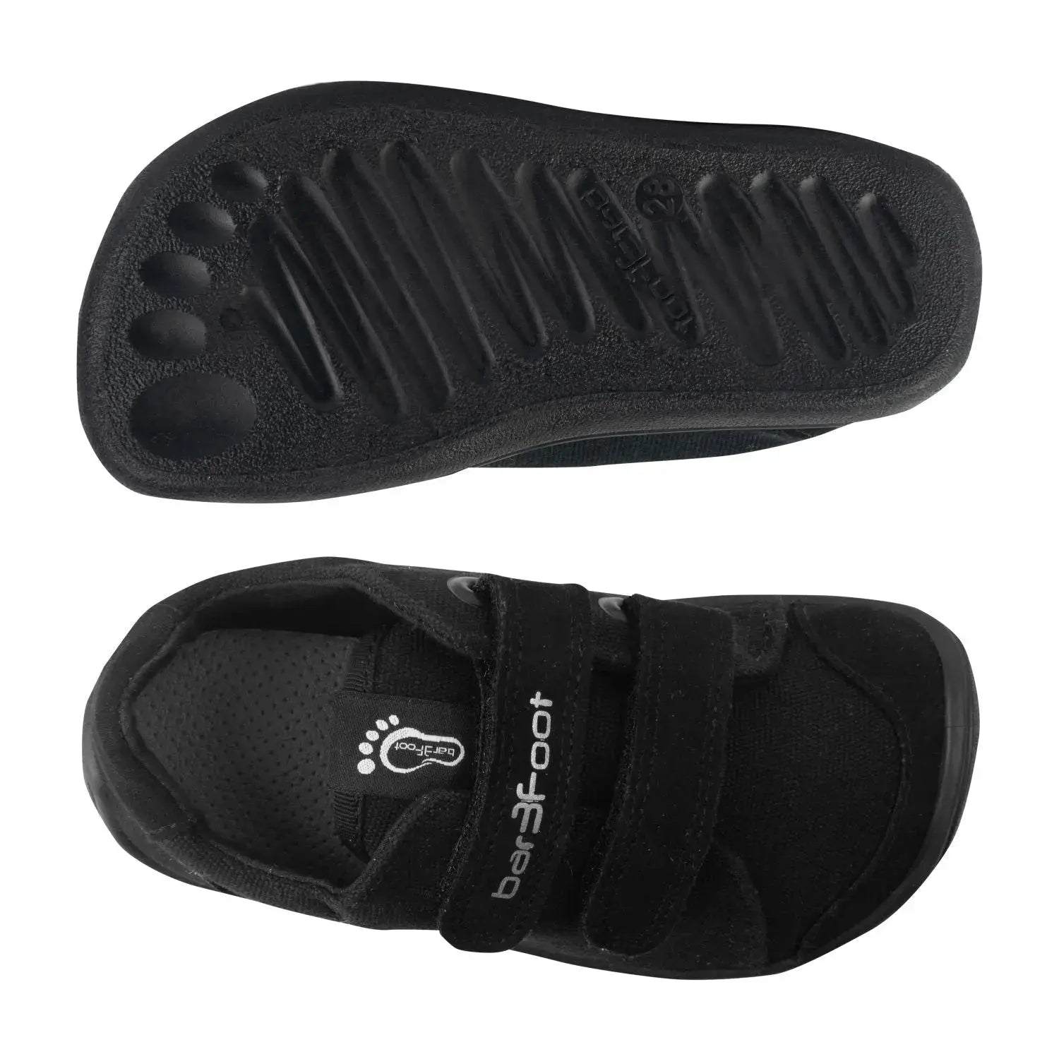 Bar3foot - Elf Denver Vegan 3BE29V/1R - Zapatillas barefoot infantiles negro