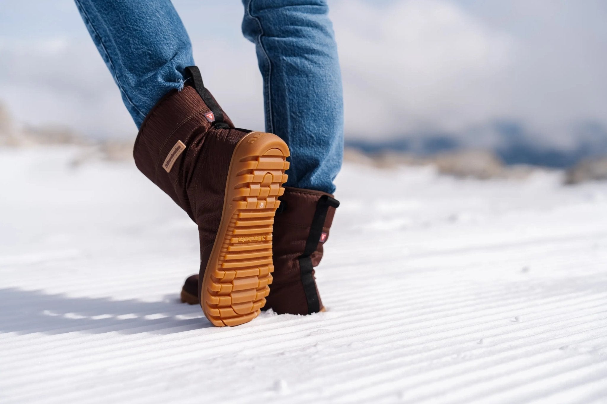 Barebarics - PolarStride Copper Brown - Botas de nieve barefoot