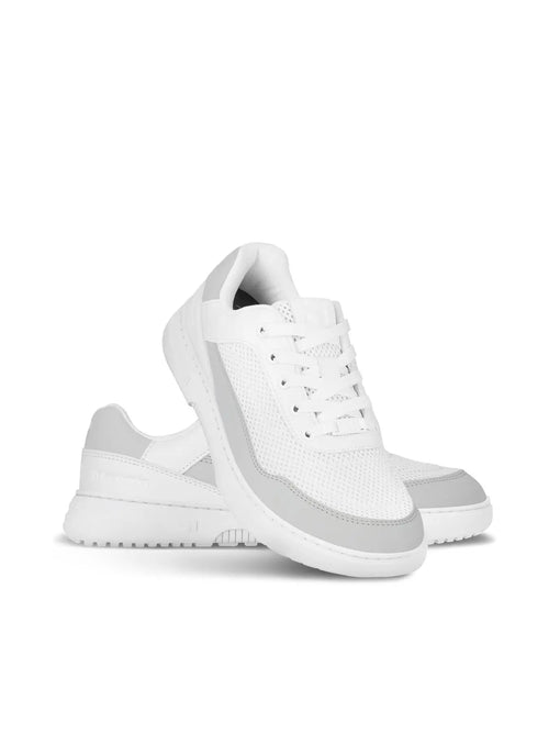 Barebarics - Vaporo White & Light Grey - Zapatillas barefoot unisex blanco y gris