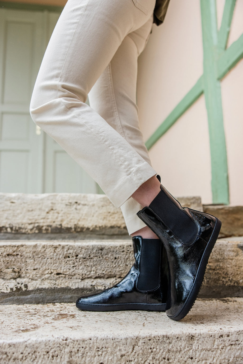 Shapen - Majesty Black - Botas chelsea barefoot