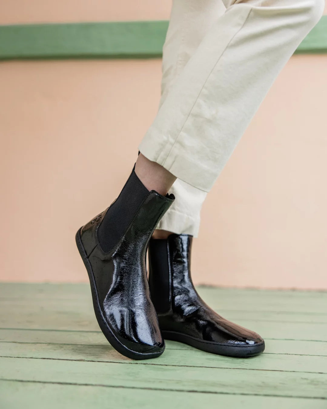 Shapen - Majesty Black - Botas chelsea barefoot
