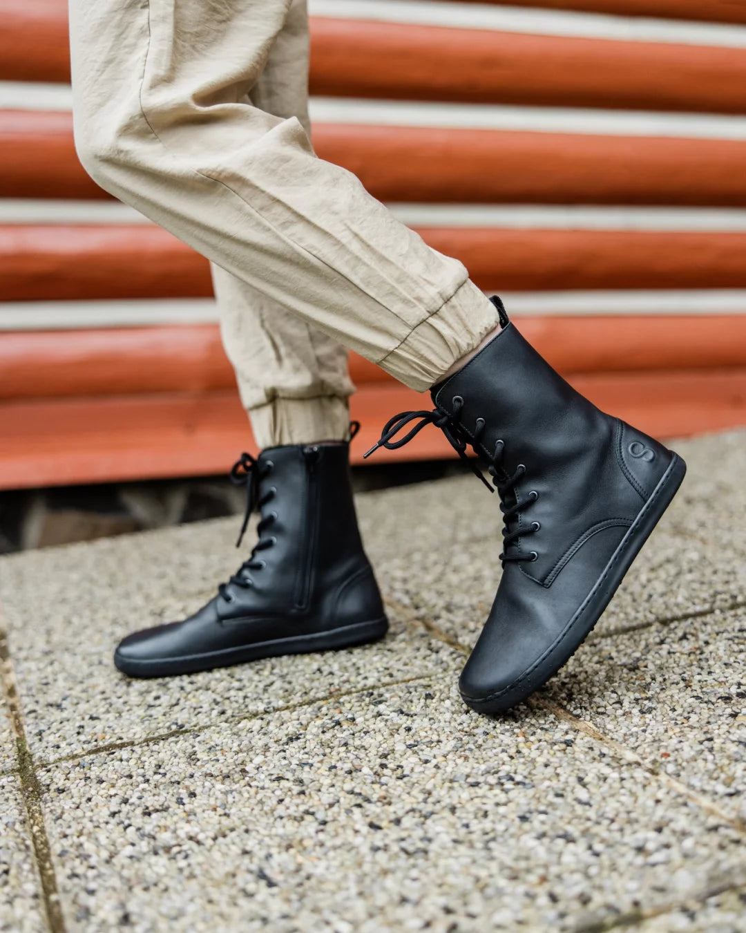 Shapen - Maverick Matt Black - Botas de combate barefoot