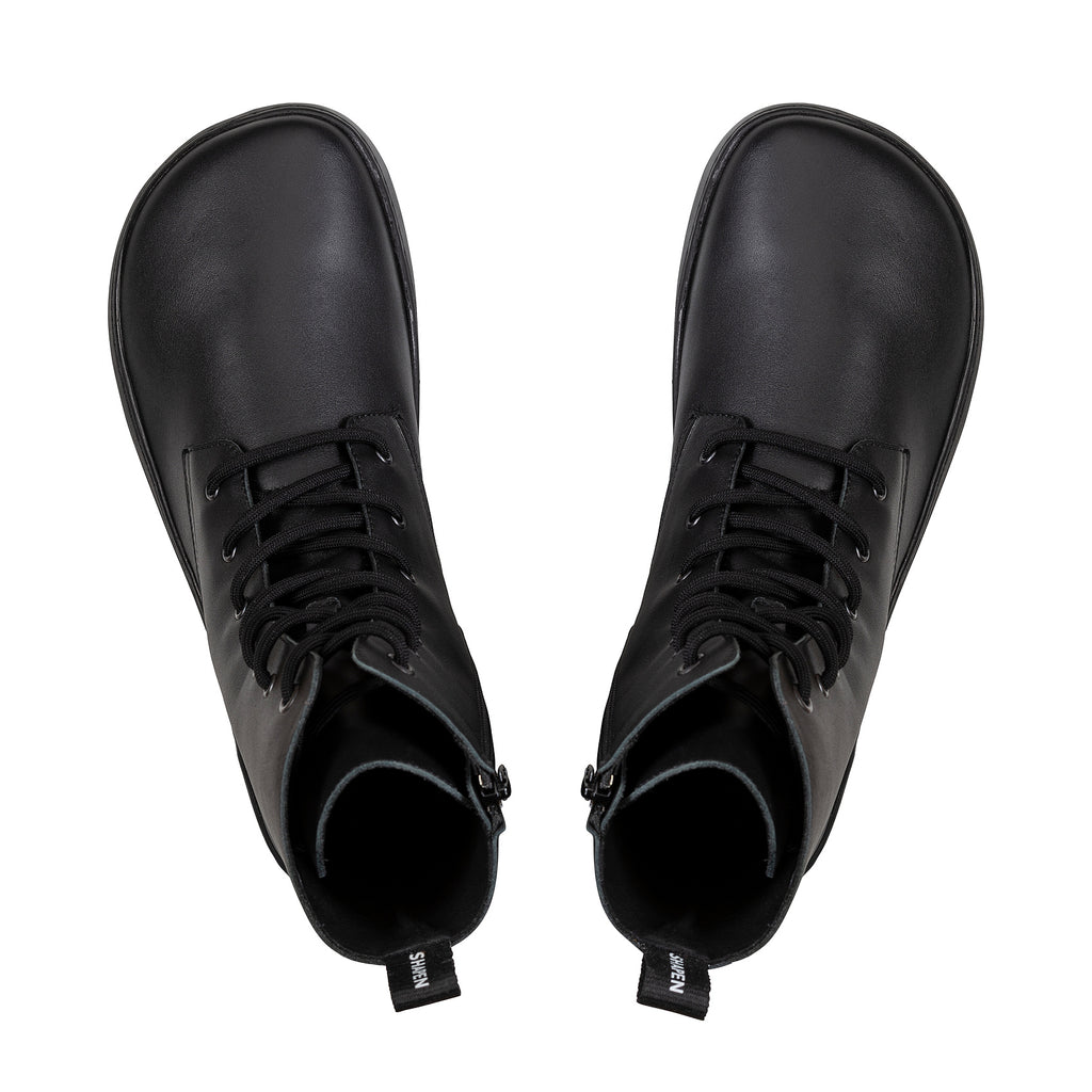 Shapen - Maverick Matt Black - Botas de combate barefoot