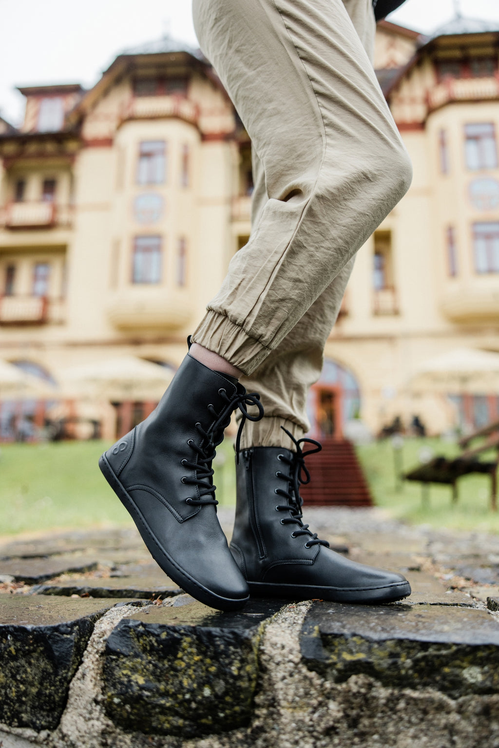 Shapen - Maverick Matt Black - Botas de combate barefoot